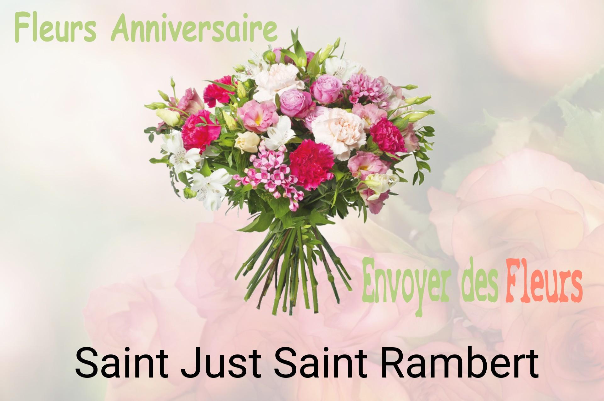 Bouquet de fleurs d’anniversaire livré à Saint-Just-Saint-Rambert