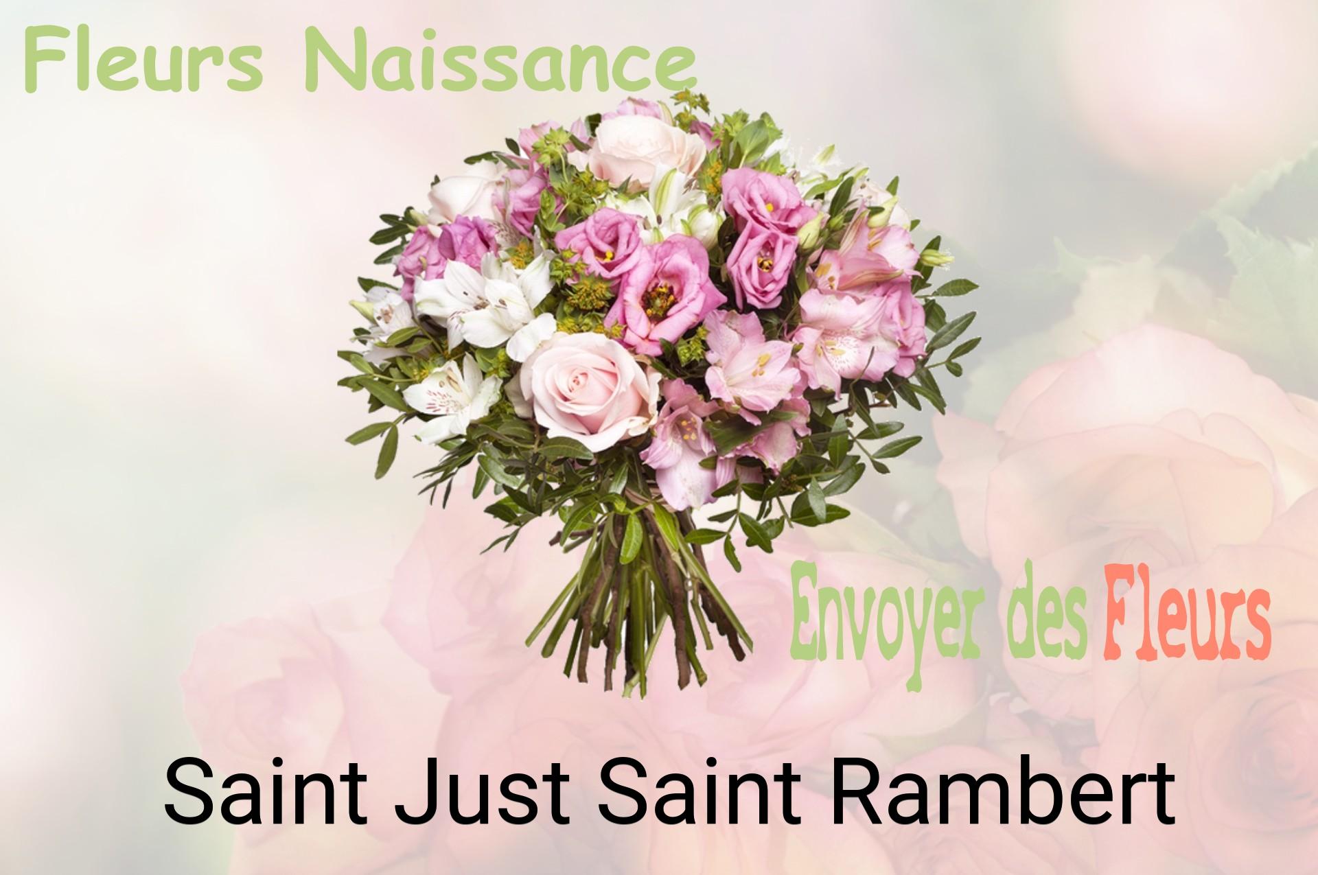 Bouquet de fleurs de naissance livré à Saint-Just-Saint-Rambert