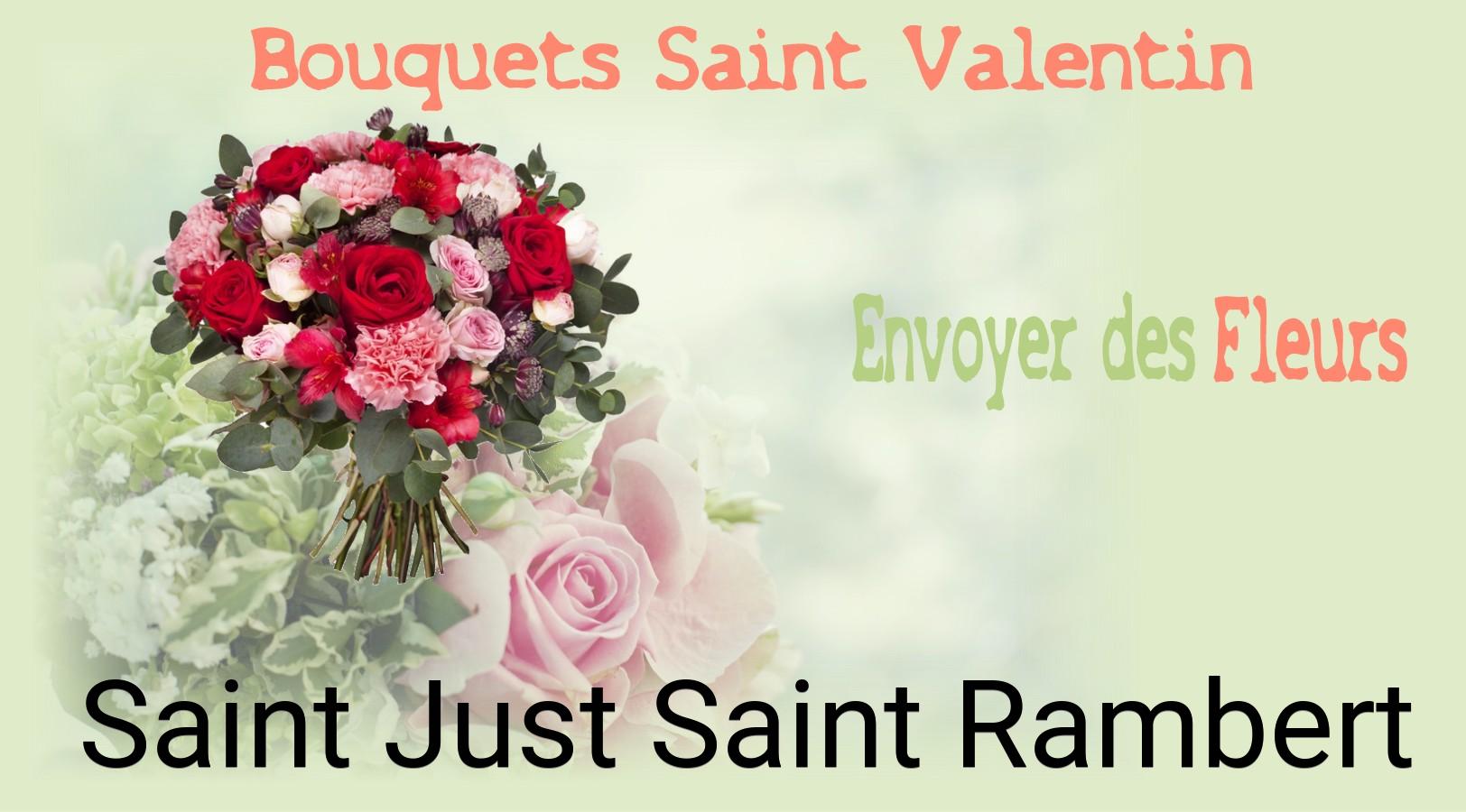 Roses de Saint-Valentin livrées à Saint-Just-Saint-Rambert